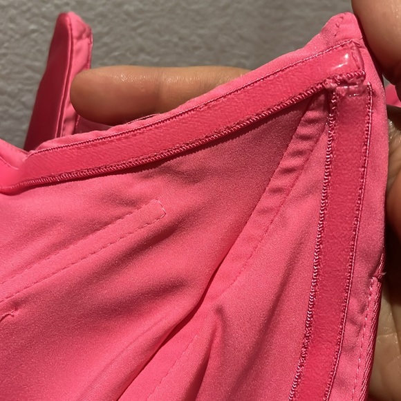 Hutch Sabrina Strapless V-Neck Pleated High-Low Gown - Picture 12 of 17